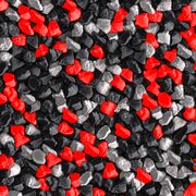 Red and black EPDM blend